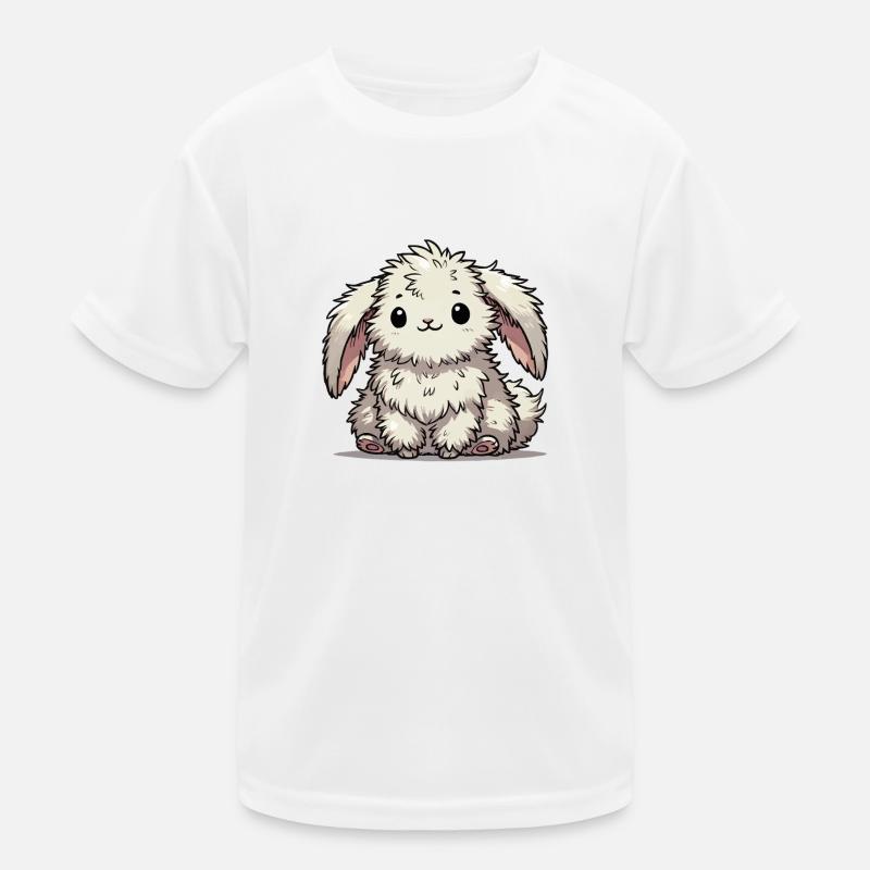 Bunny Comic Animal Kids Functional T-Shirt