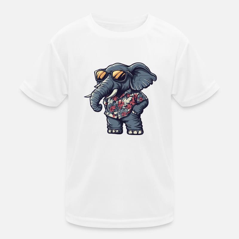 Mammut Comic Urlaub Kinder Funktions-T-Shirt