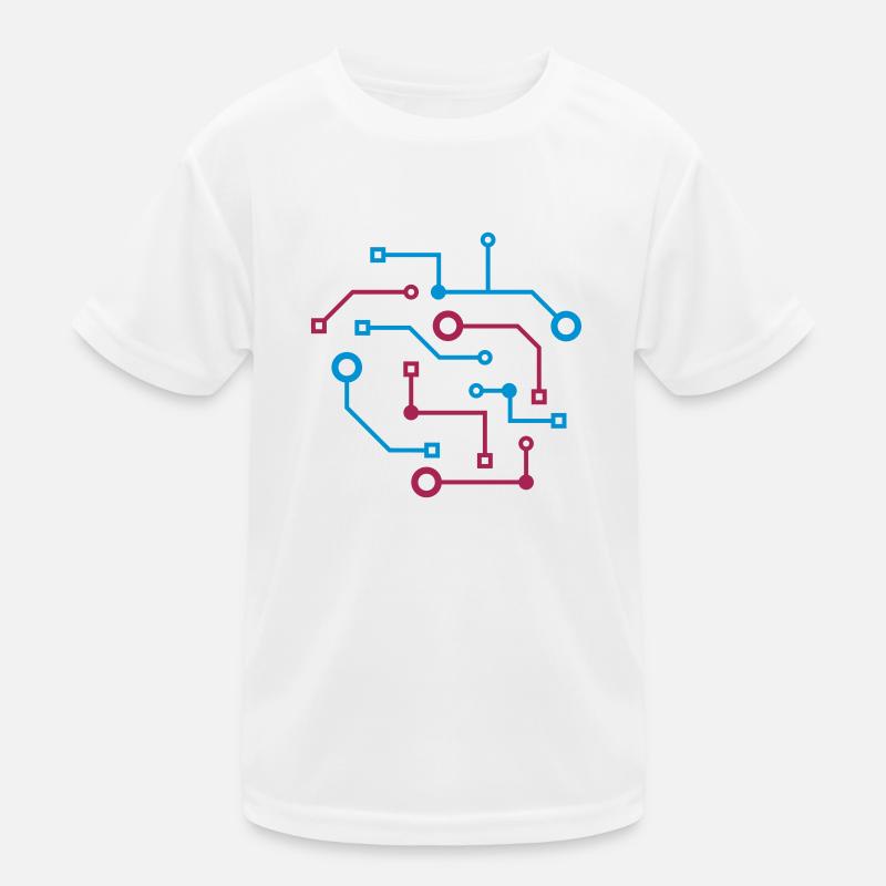 Computer Nerd CPU Daten Schaltung Elektrisch Kinder Funktions-T-Shirt