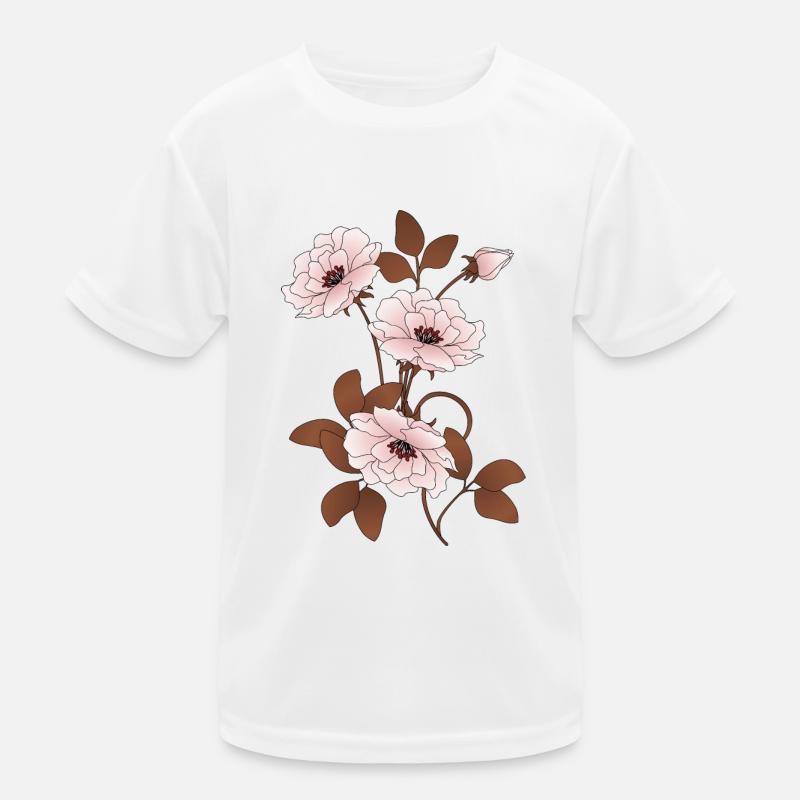 Fleurs T-shirt sport Enfant