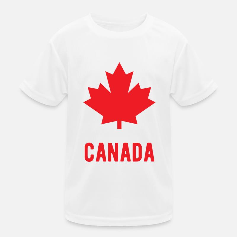 Canada Maple Leaf Kids Functional T-Shirt