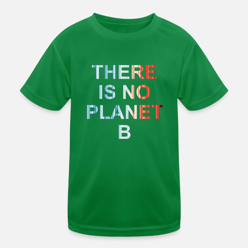 There is no planet b T-shirt sport Enfant
