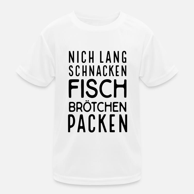 Fischbrötchen Kinder Funktions-T-Shirt