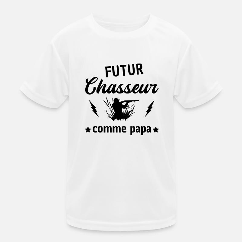 Futur chasseur comme papa T-shirt sport Enfant