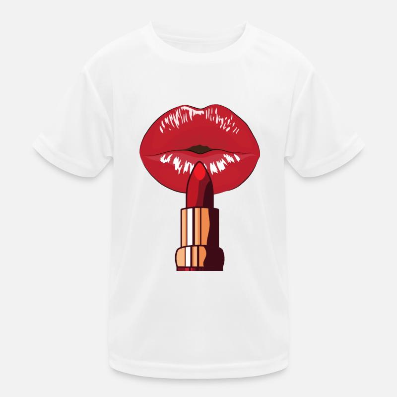 Make-up ,Lippenstift Kinder Funktions-T-Shirt