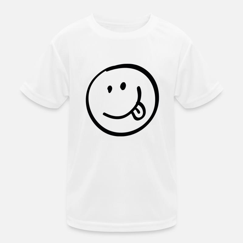 Freches Gesicht Kinder Funktions-T-Shirt