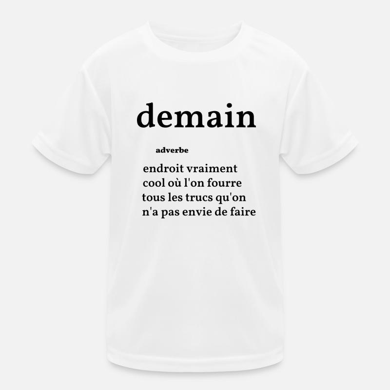 demain T-shirt sport Enfant