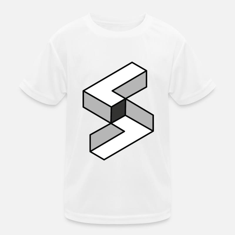 S Illusion Kinder Funktions-T-Shirt