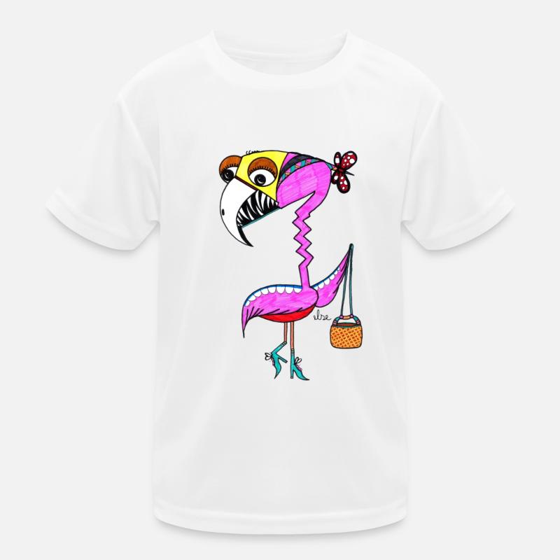 Flamingo Kinder Funktions-T-Shirt
