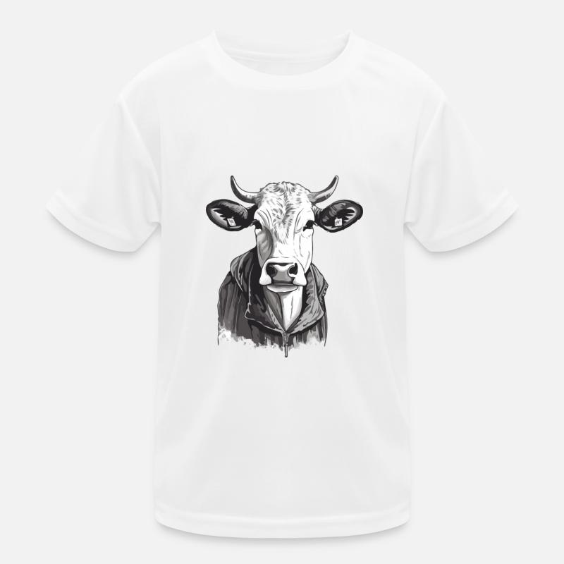 Tête de vache T-shirt sport Enfant