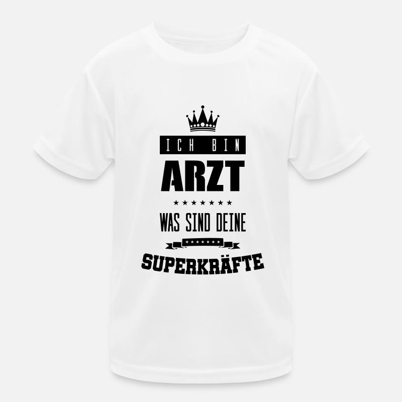 arzt superkräfte Kinder Funktions-T-Shirt