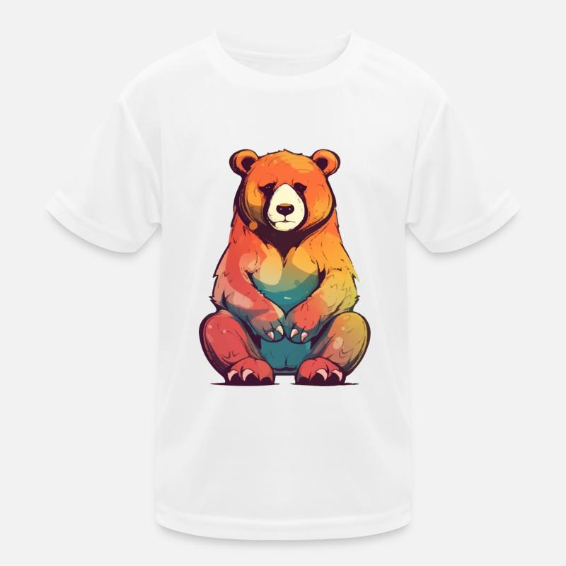 Bado the grumpy bear Kids Functional T-Shirt