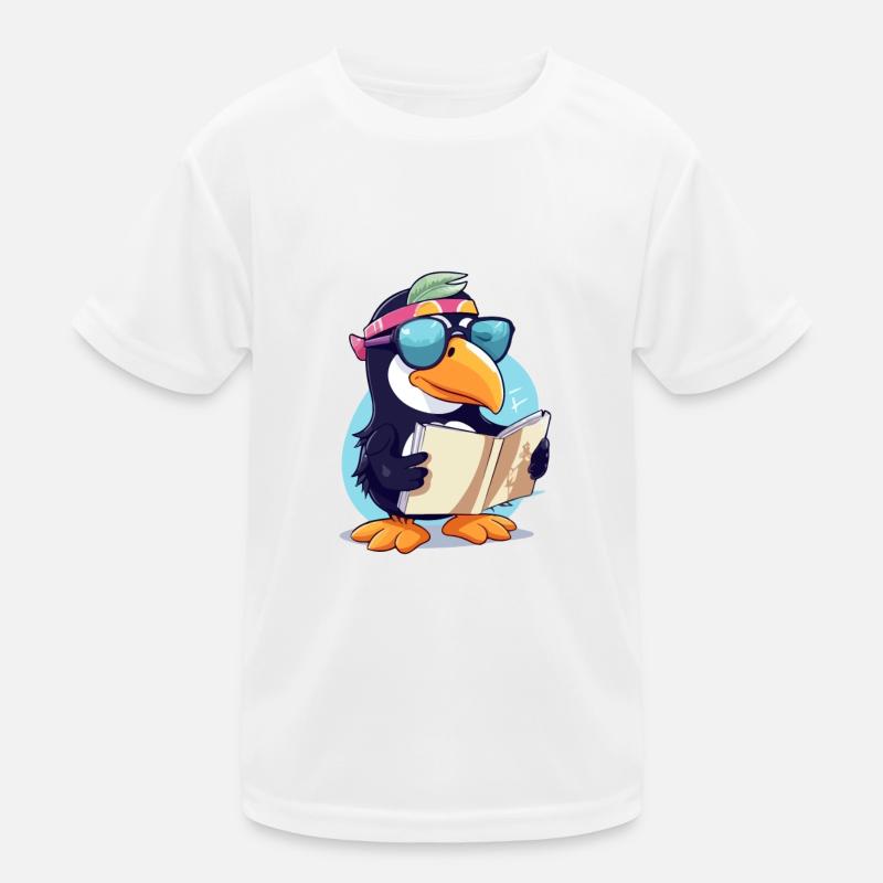 Alex der Tukan Kinder Funktions-T-Shirt