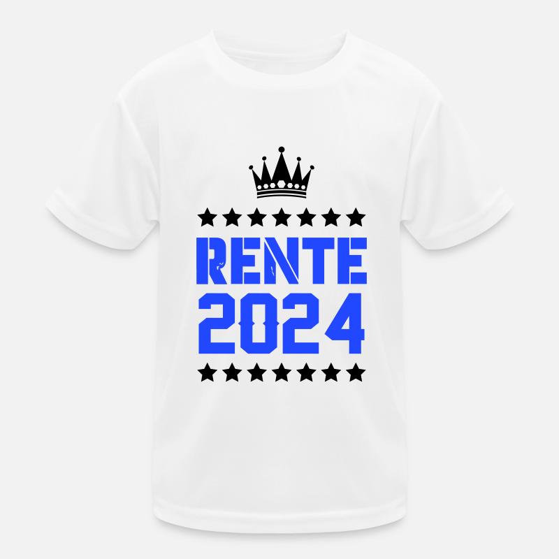 rente 2024 Kinder Funktions-T-Shirt