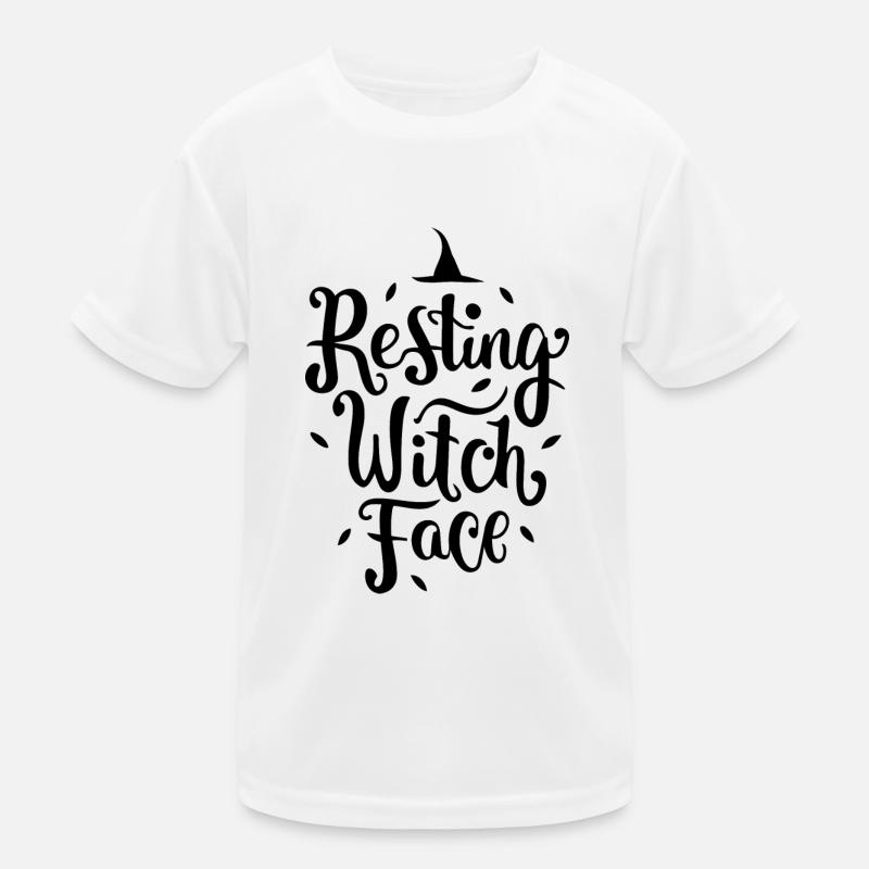 Resting Witch Face Kids Functional T-Shirt