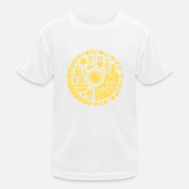 Permakultur Kreislauf Kinder Funktions-T-Shirt