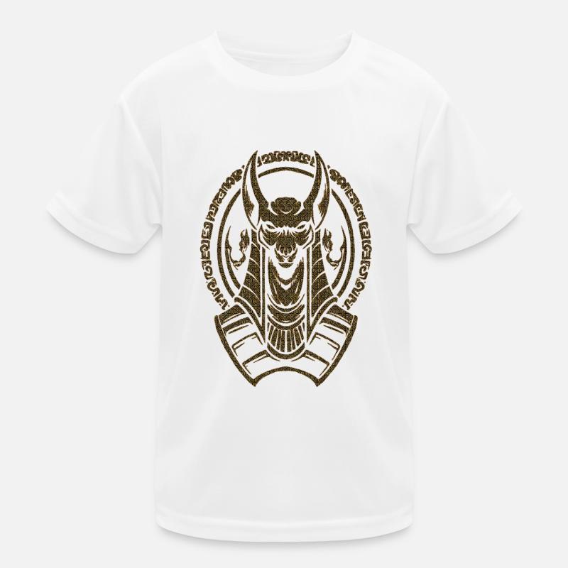 Hiéroglyphe égyptien drapeau du Nil pyramide du pharaon Le Caire T-shirt sport Enfant