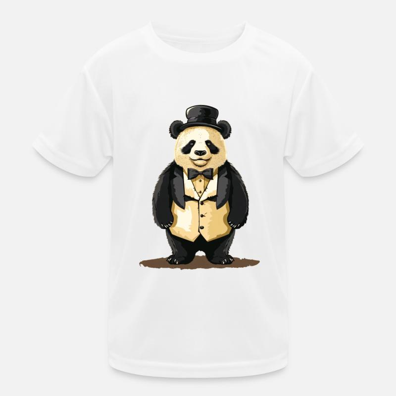 Panda mignon en queue de pie T-shirt sport Enfant