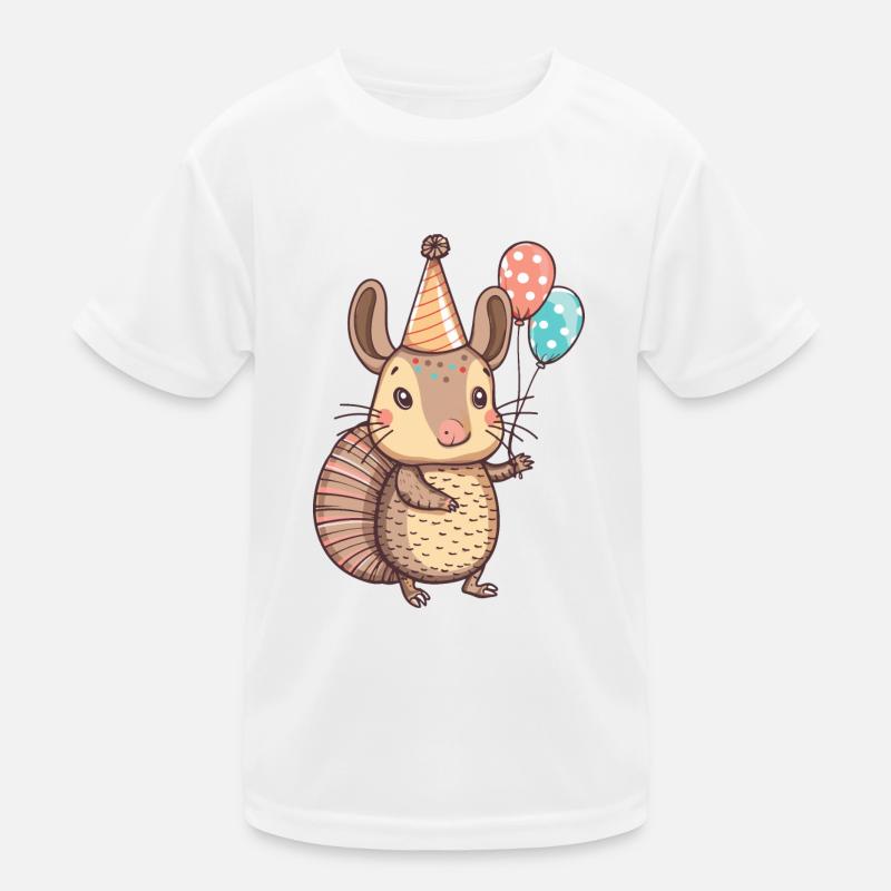 Armadillo Anniversaire Bébé T-shirt sport Enfant