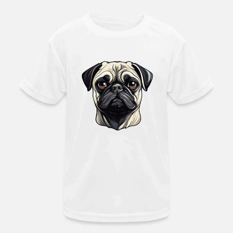 Carlin de chien T-shirt sport Enfant