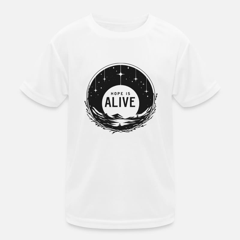 Die Hoffnung lebt Kinder Funktions-T-Shirt