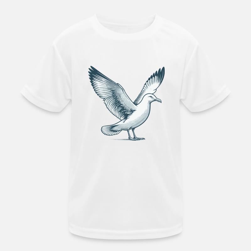 Möwe Kinder Funktions-T-Shirt