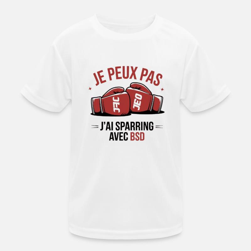 je peux pas j ai sparring avec benoit saint dénis T-shirt sport Enfant