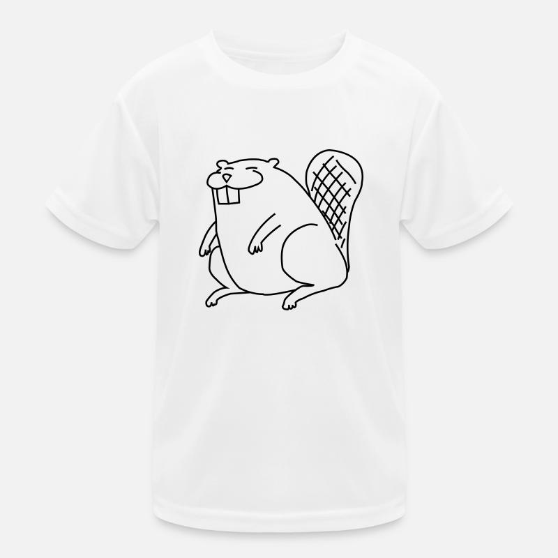 Trash Beaver Kinder Funktions-T-Shirt