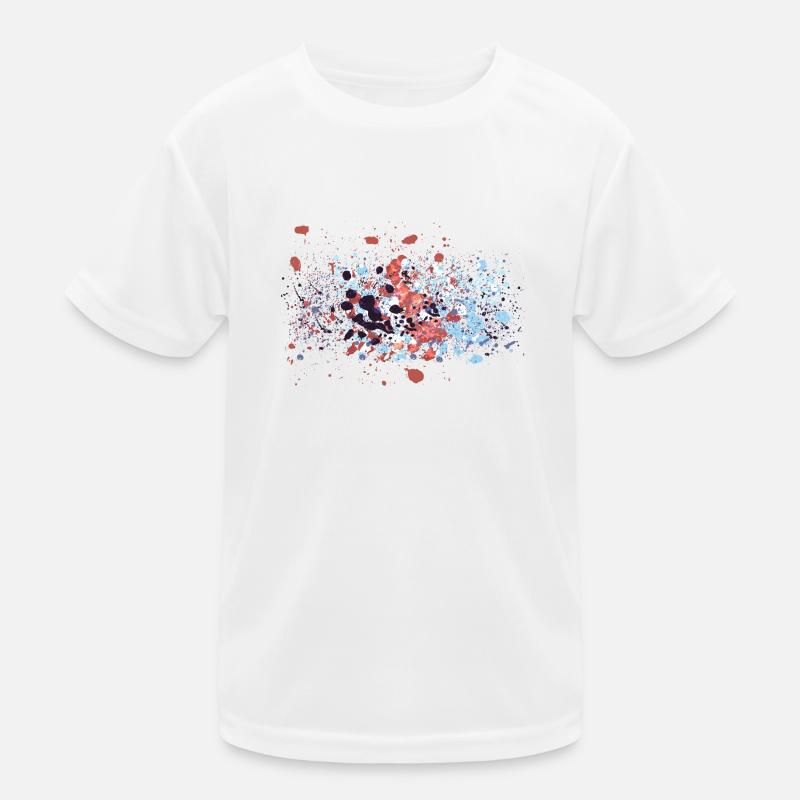 Farbspritzen Graffiti Kinder Funktions-T-Shirt