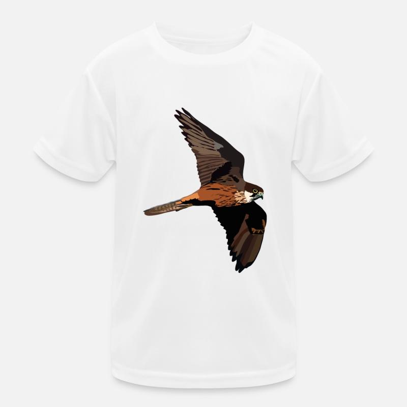 Eleonorenfalke Kinder Funktions-T-Shirt