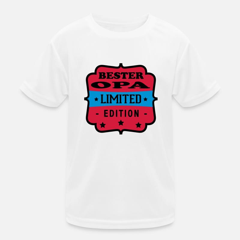 Bester opa limited edition Kinder Funktions-T-Shirt