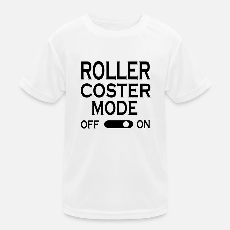 Roller Coaster Themepark Kinder Funktions-T-Shirt