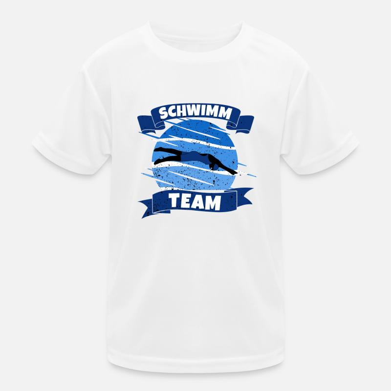 Schwimm Team Kinder Funktions-T-Shirt