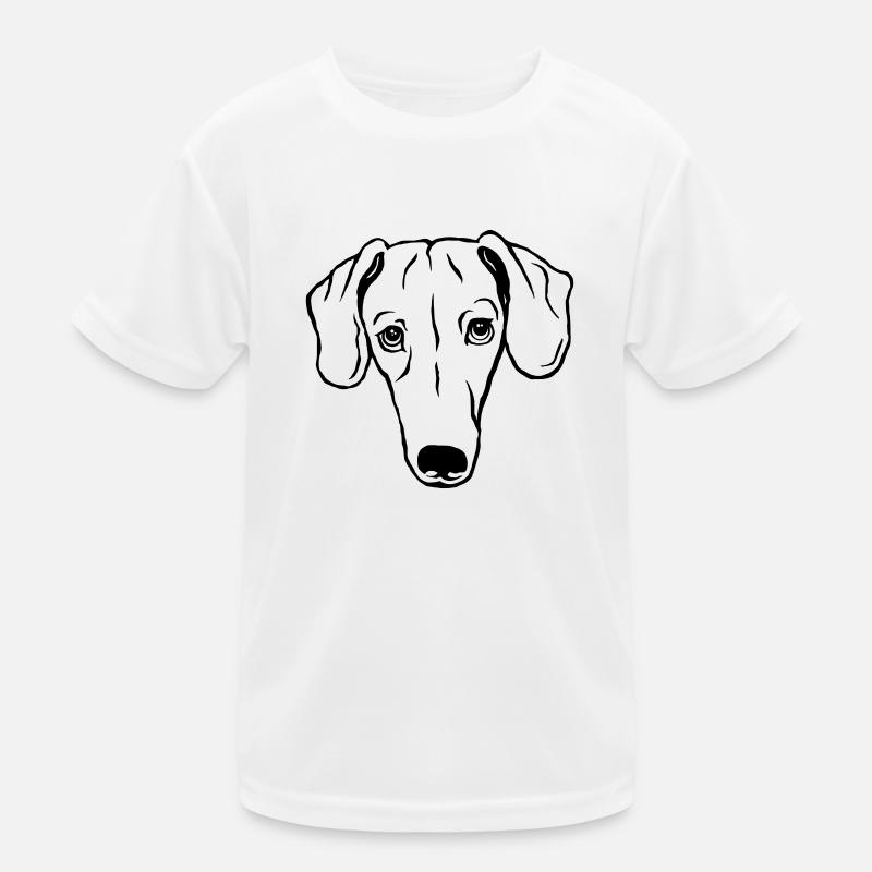 Teckel, cheveux courts T-shirt sport Enfant