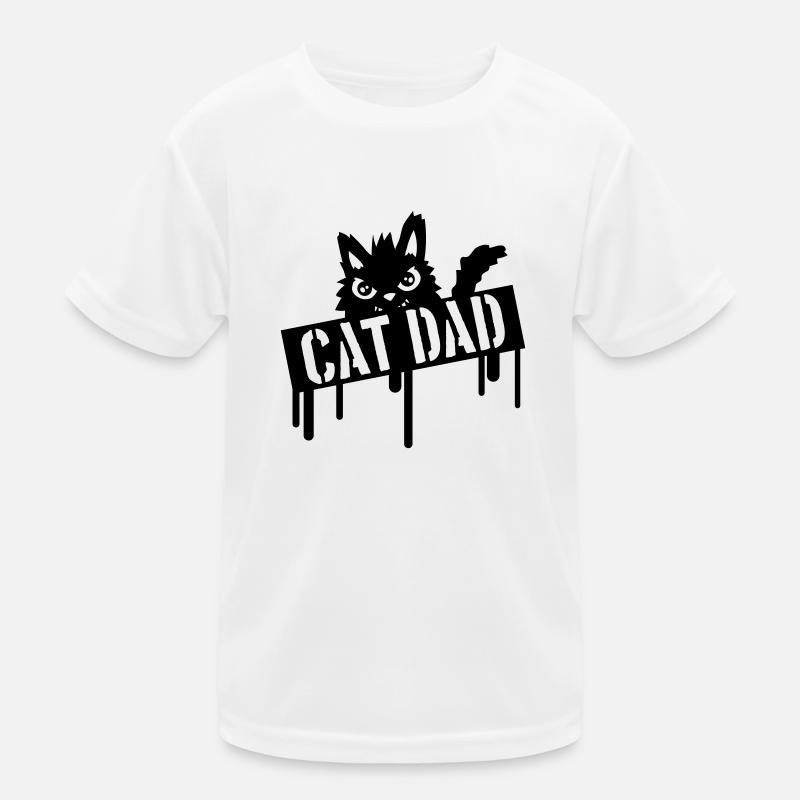 Logo du timbre Du Père Chat T-shirt sport Enfant