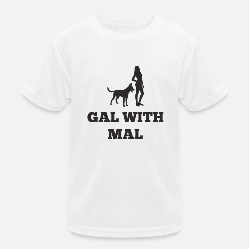 Gal with Mal - Belgian Shepherd Malinois Kids Functional T-Shirt