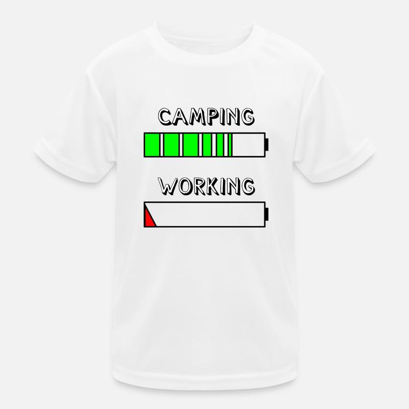 camping reloading Kinder Funktions-T-Shirt