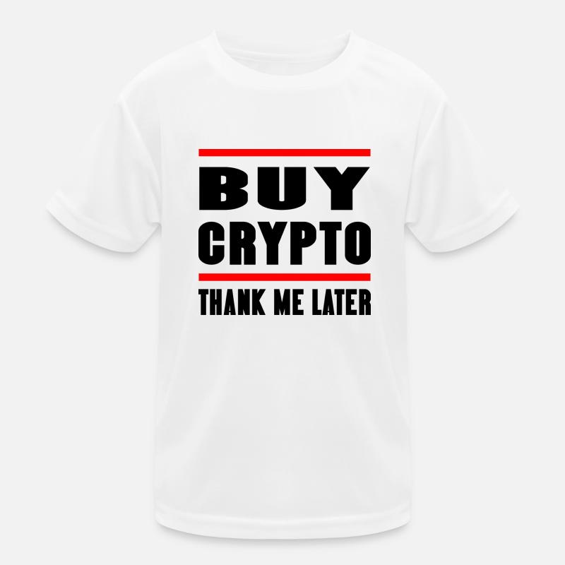 Bitcoin Trading Crypto Stocks T-shirt sport Enfant
