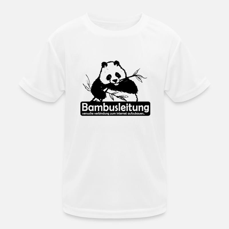 Bambusleitung Kinder Funktions-T-Shirt