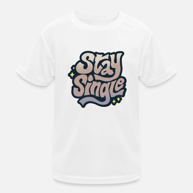 Single Alone Kids Functional T-Shirt