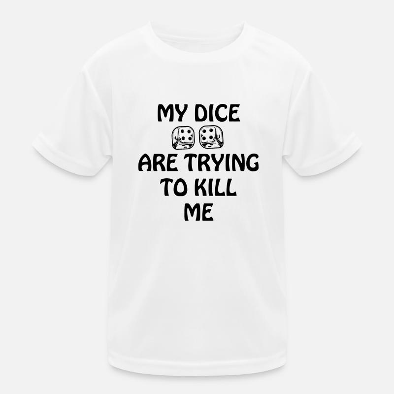 boardgame chess backgammon game night Kinder Funktions-T-Shirt