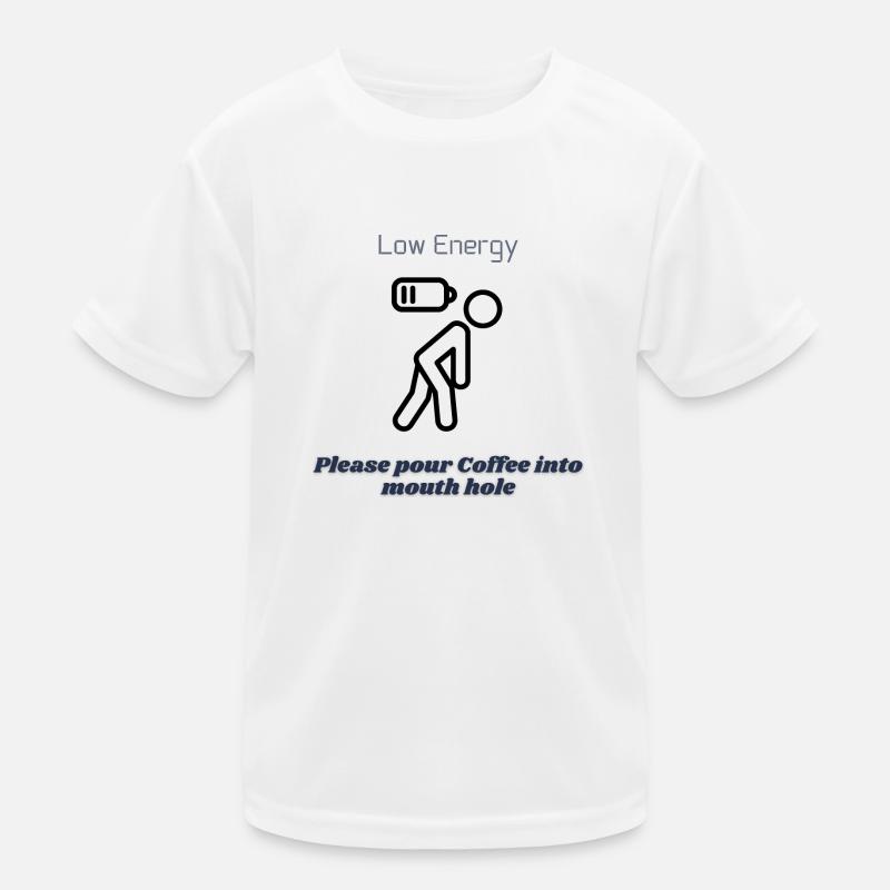 Bitte gib mir Kaffee Kinder Funktions-T-Shirt