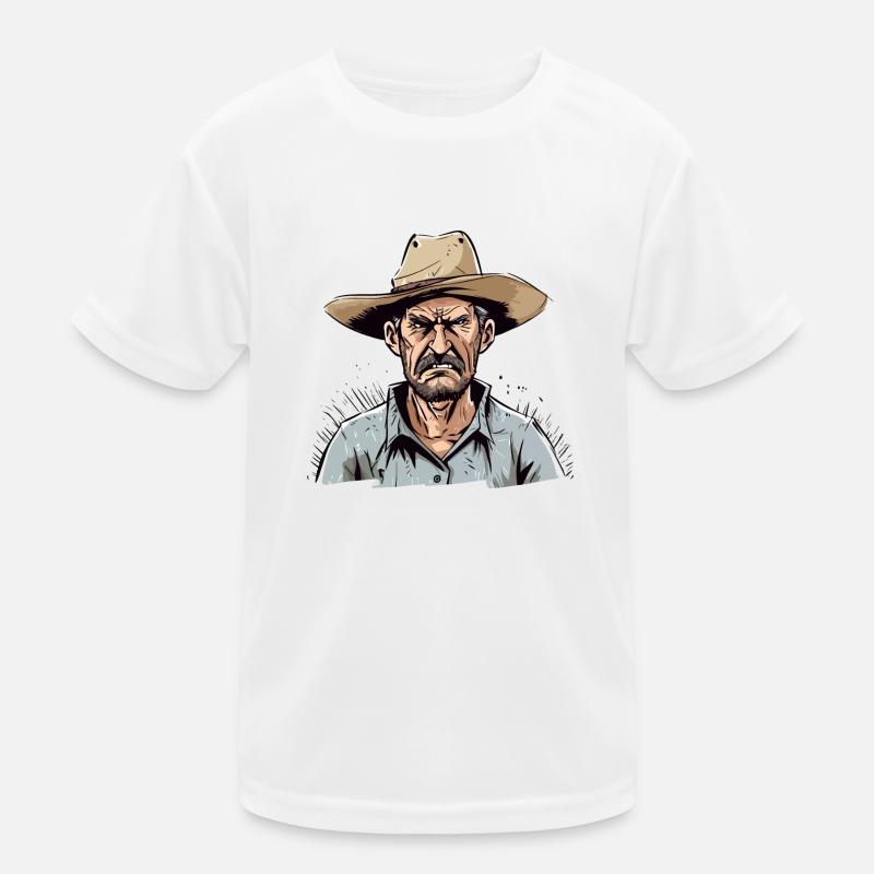 Wütender Bauer Nr. 1 Kinder Funktions-T-Shirt