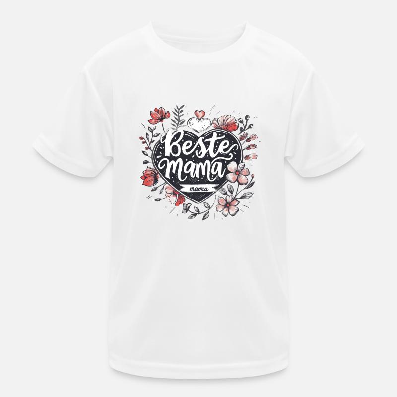 Beste Mama Muttertag Kinder Funktions-T-Shirt