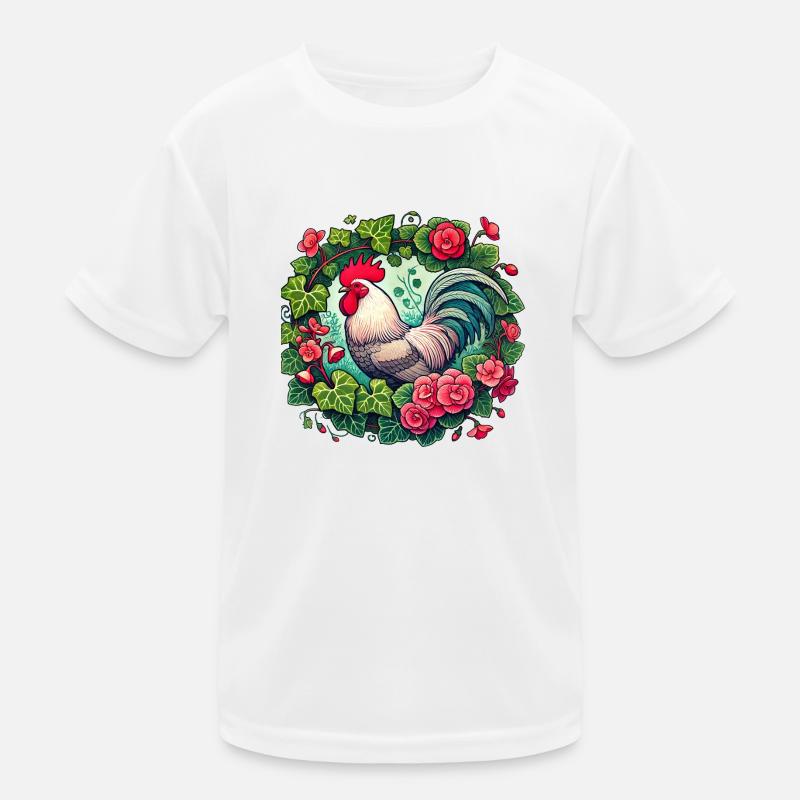 Hahn Kinder Funktions-T-Shirt