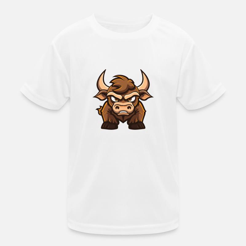 stier Kinder Funktions-T-Shirt