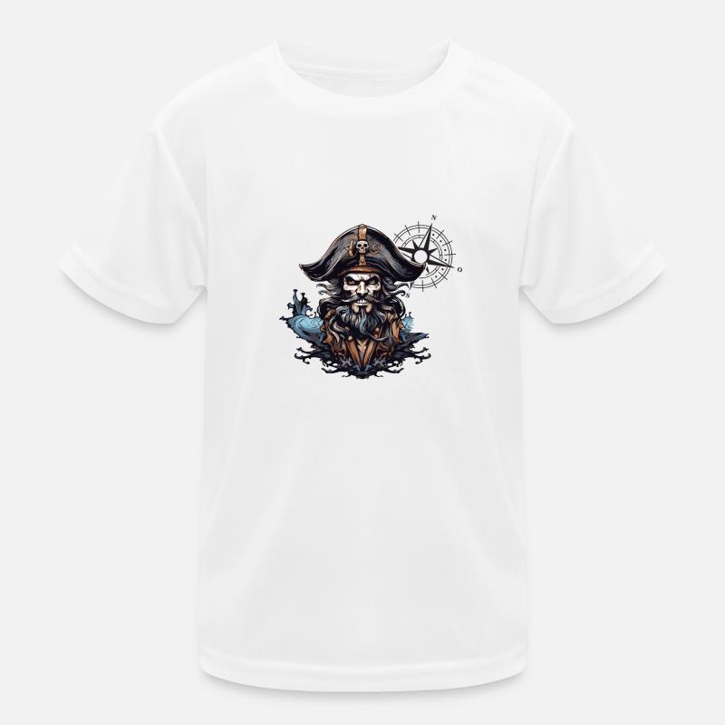 Pirate Captain Captain Kids Functional T-Shirt