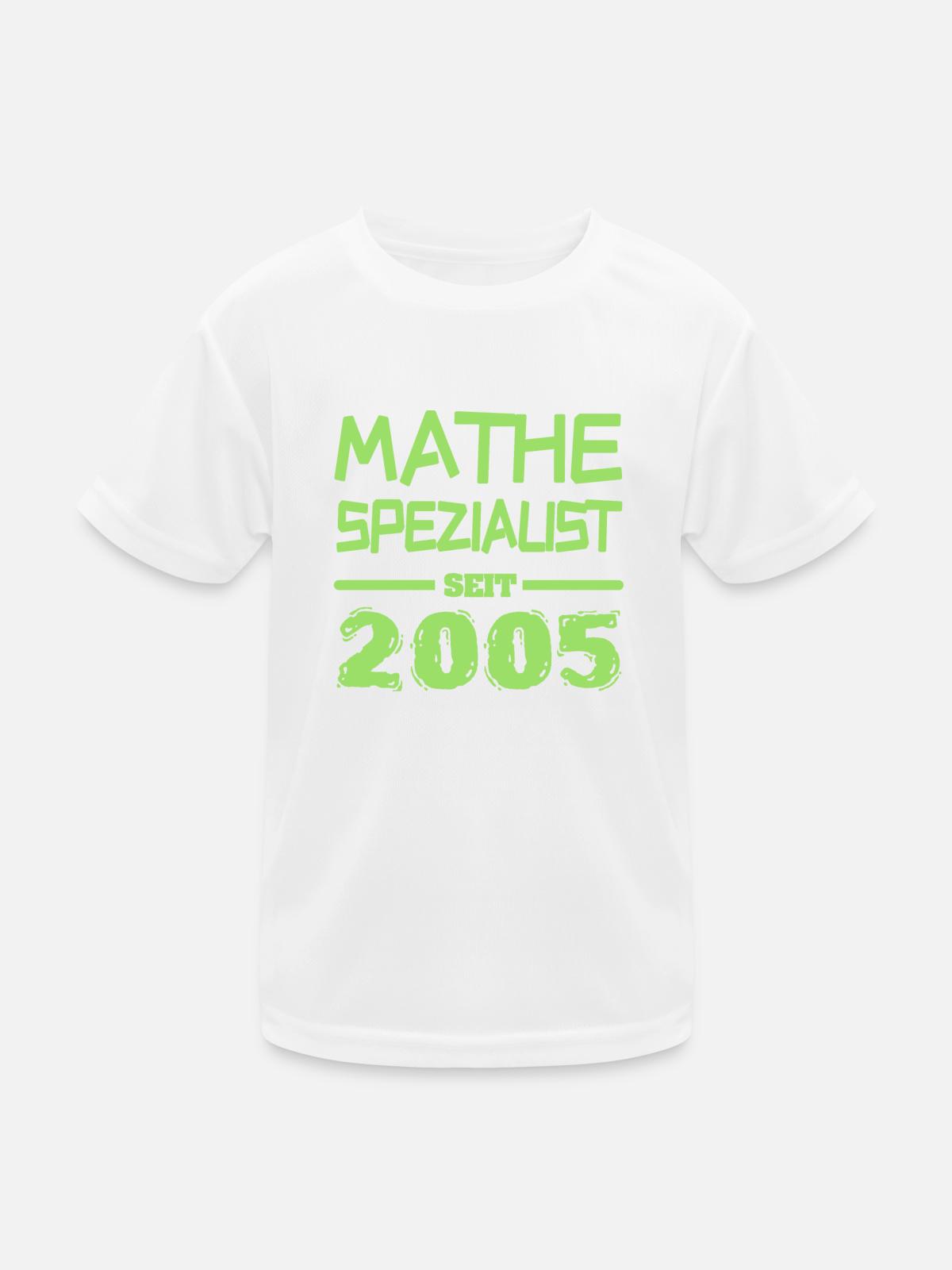 Math 2005 - Kids Functional T-Shirt - white - Front