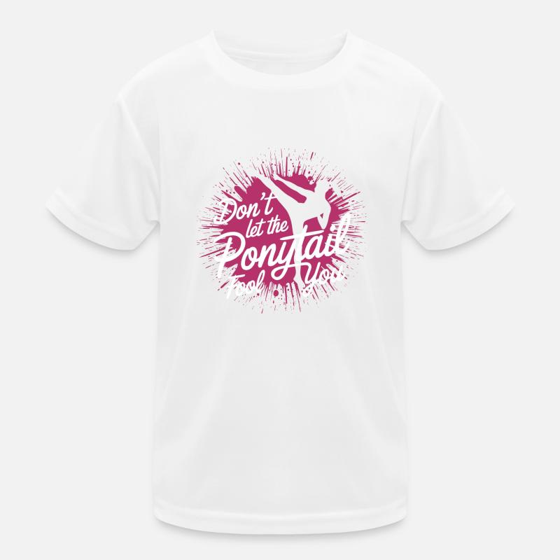 Stärke in jedem Schlag Kinder Funktions-T-Shirt