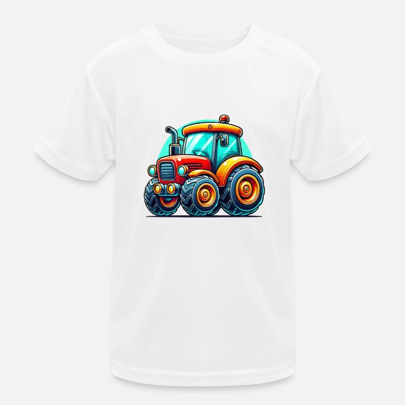 Tractor Kids Functional T-Shirt
